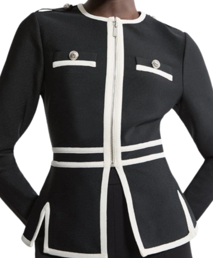 Sarah Plankmore The Rainmaker S01 Contrasting Zip Jacket
