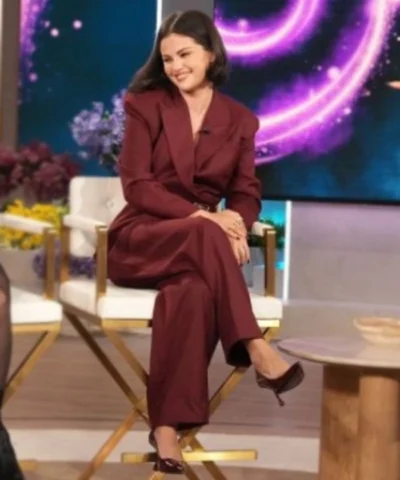 Selena Gomez The Jennifer Hudson Show Season 04 Cropped Blazer For Sale
