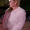 Denise Richards and Her Wild Things 2025 Denise Pink Fur Cropped Jacket