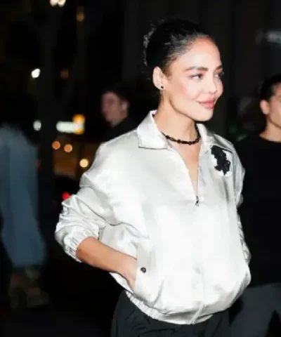BAFTA Screening 2025 Tessa Thompson Hedda Silver Jacket For Sale