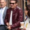 The Late Show With Stephen Colbert Jeremy Renner Leather Jackets
