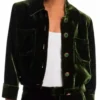 Joy Behar The View Green Velvet Jacket