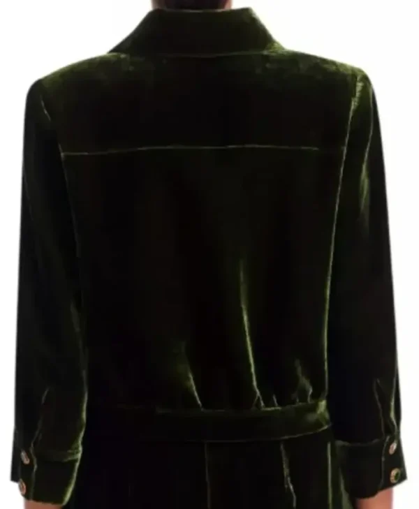 The View 2025 Joy Behar Green Velvet Jacket