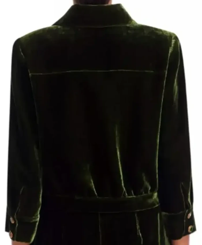 The View 2025 Joy Behar Green Velvet Jacket