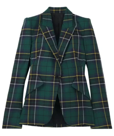 Sara Haines The View Plaid Blazer