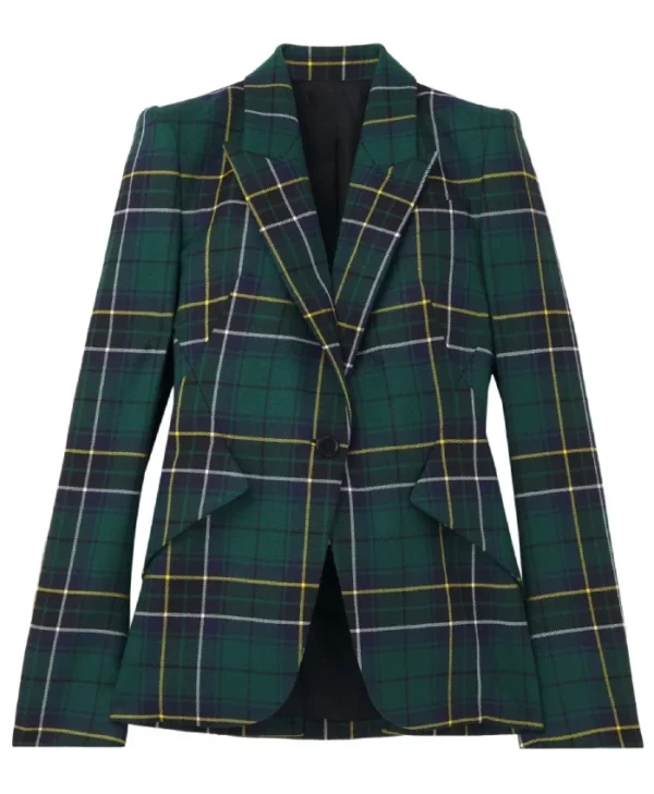 Sara Haines The View Plaid Blazer