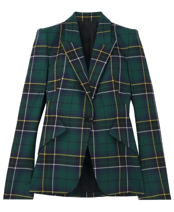 Sara Haines The View Plaid Blazer