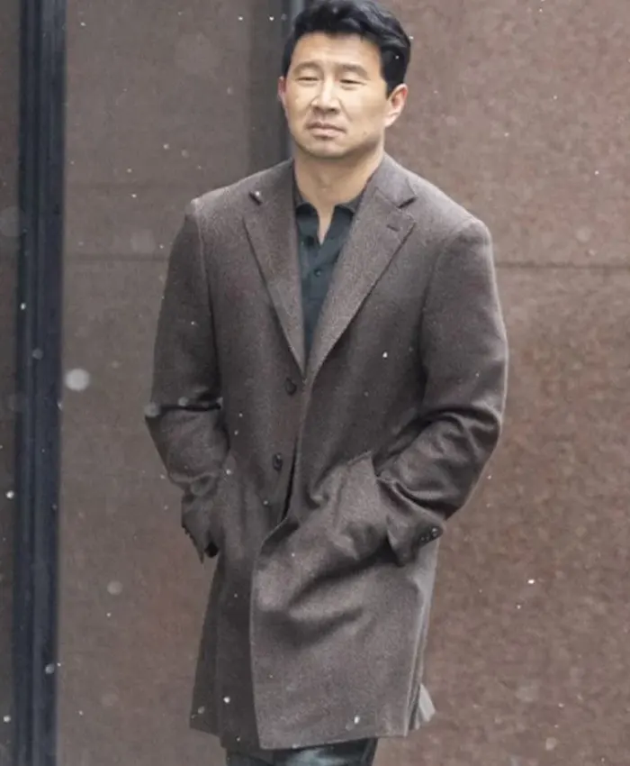 The Copenhagen Test S01 Simu Liu Plaid Coat