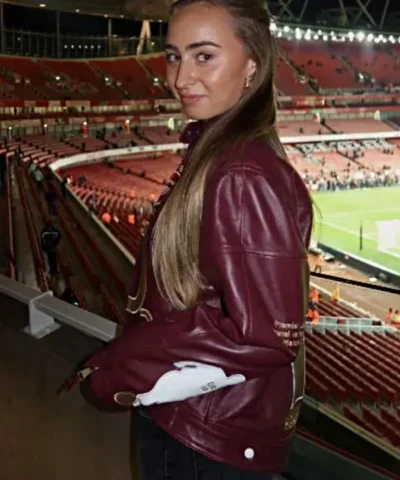 Maroon Leather Jacket