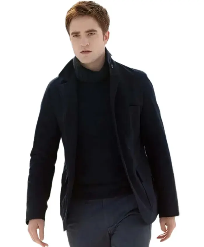 Edward Cullen The Twilight Saga Breaking Dawn Part 2 Black Jacket