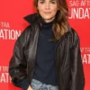 Keri Russell The Diplomat S03 Black Leather Jacket