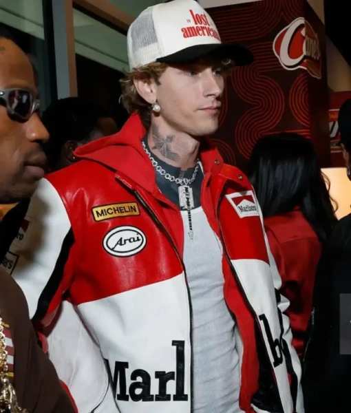 MGK Las Vegas F1 Grand Prix Leather Jacket