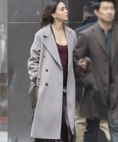 Melissa Barrera The Copenhagen Test S01 Wool Coat