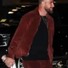 Travis Kelce Second Date Night 2025 Corduroy Jacket