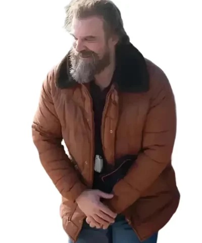 Stranger Things S05 David Harbour Puffer Jacket