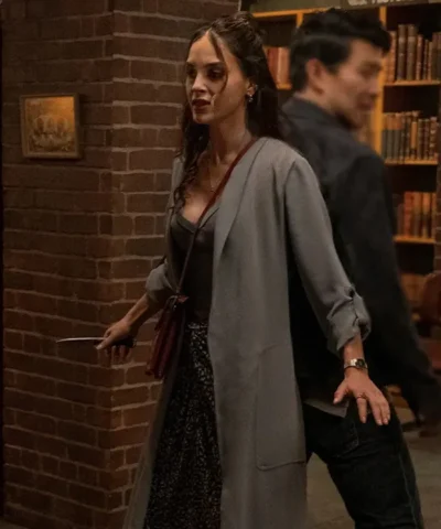 The Copenhagen Test S01 Melissa Barrera Gray Coat