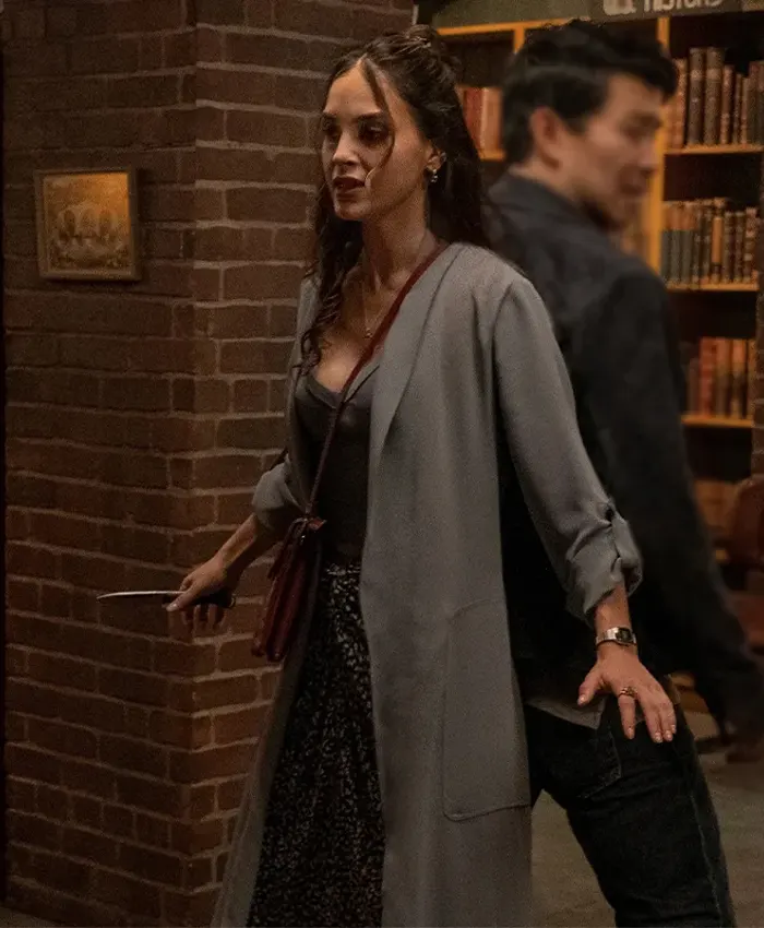 The Copenhagen Test S01 Melissa Barrera Gray Coat