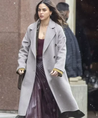 The Copenhagen Test Season 1 Melissa Barrera Wool Coat