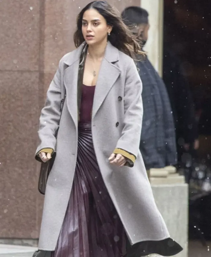 The Copenhagen Test Season 1 Melissa Barrera Wool Coat