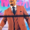Cody Rhodes WWE SmackDown 2025 Orange Blazer
