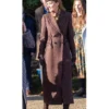 2025 Christmas Morning Service Kate Middleton Plaid Coat