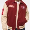 San Francisco 49ers Red And Varsity Jacket