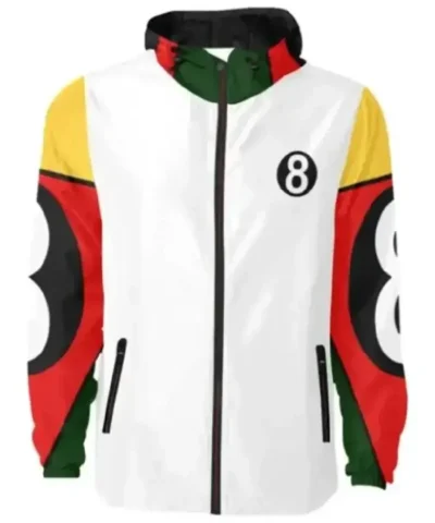 8 Ball 90s Hooded Bomber Jacket