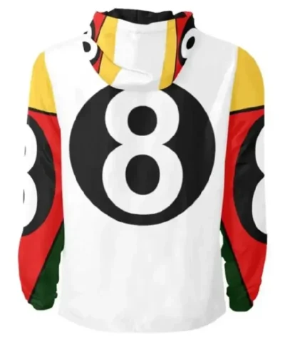 Alternative view of 8 Ball 90s Hooded Bomber Jacket