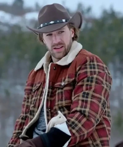 Colt Riley Movie A Wild West Christmas 2025 Frederick Roy Flannel Jacket