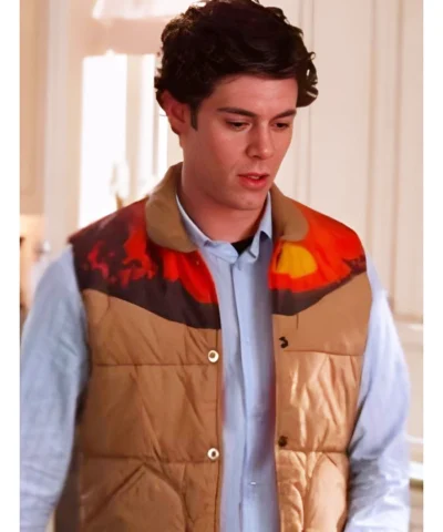 The OC S1 Adam Brody Gradient Puffer Vest