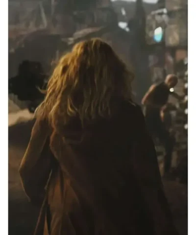 Alcock Supergirl 2026 Brown Trench Coat