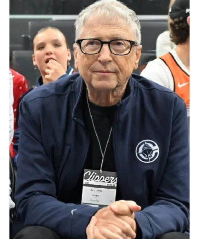 Angeles Clippers Game 2025 Bill Gates Track Jacket
