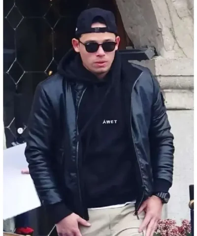 Anthony Ramos The Beauty Black Leather Jacket