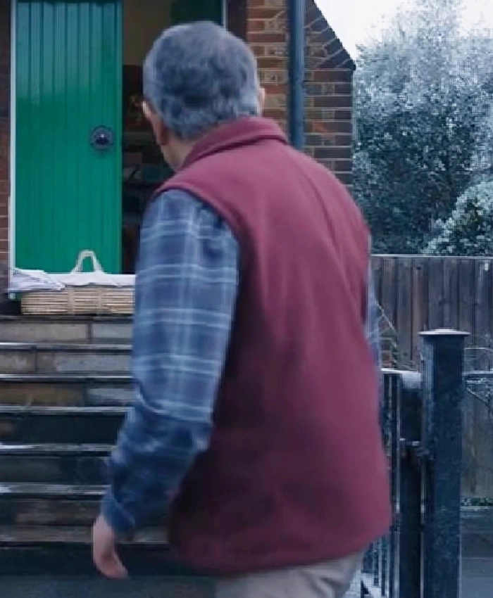 Rowan Atkinson Man Vs Baby 2025 Purple Vest - Image 2