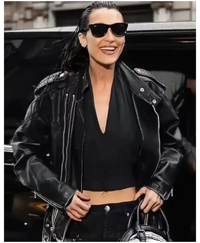 Bella Hadid The Beauty 2025 Leather Jacket