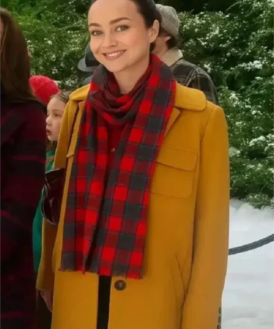 Beth We Met in December Mustard Wool Coat