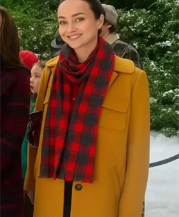 Beth We Met in December Mustard Wool Coat