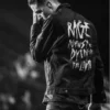 Black G-Eazy Rage Denim Trucker Jacket