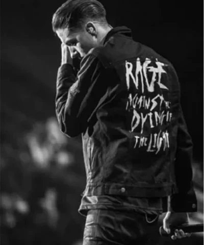 Black G-Eazy Rage Denim Trucker Jacket