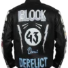 Block Leather Jacket