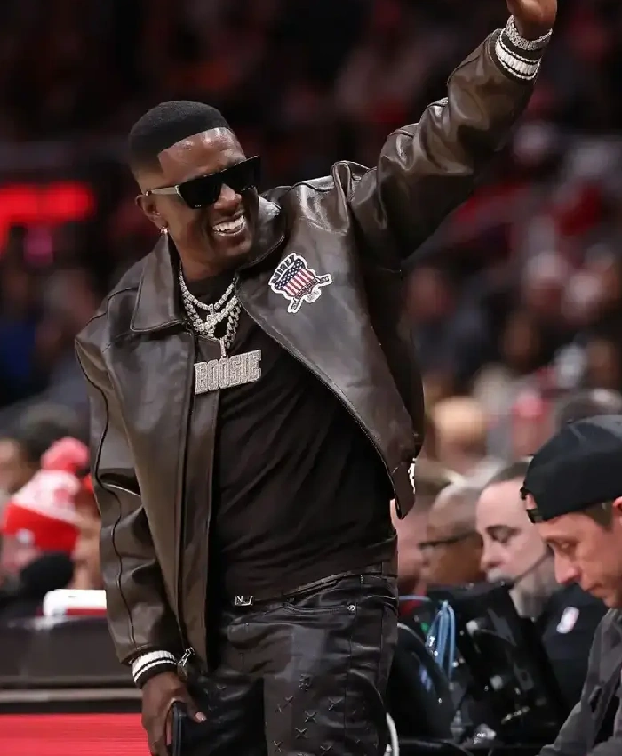 Boosie Badazz Chicago Bulls v Atlanta Hawks Leather Jacket