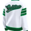 Boston Celtics Erin Andrews Women’s Full-Snap Fleece White Jacket
