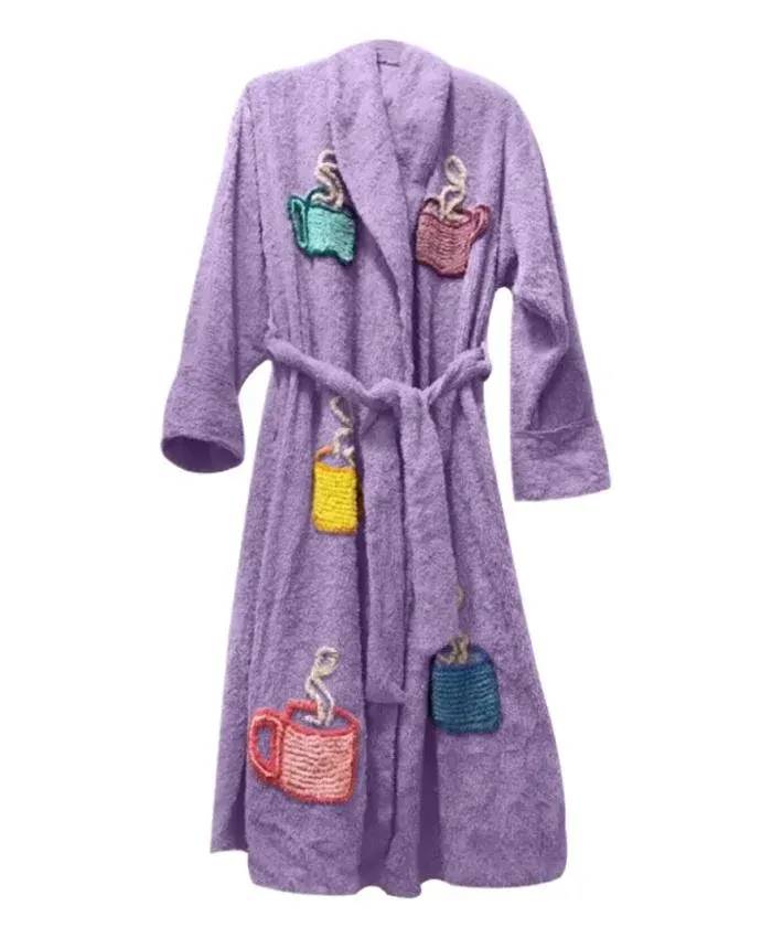 Brad Pitt Fight Club Bath Robe Purple