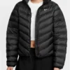 Caitlin Clark Black Puffer Jacket