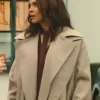 Carmen Ejogo Wild Cherry 2025 Trench Coat
