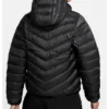 Caitlin Clark Black Puffer Jacket