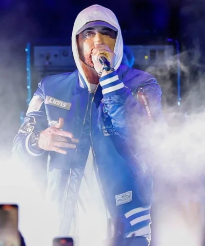 Detroit Lions Halftime Show Eminem Jacket