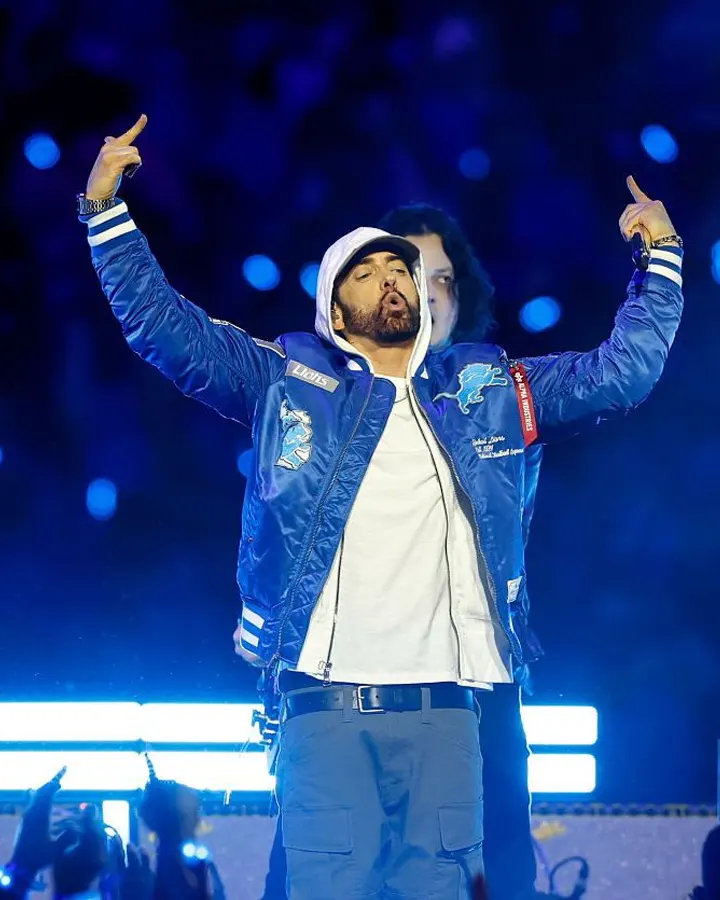 Detroit Lions Thanksgiving 2025 Eminem Halftime Show Jacket