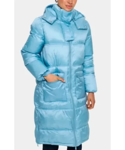 Dunne Amandaland S01 Blue Puffer Jacket