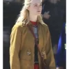 Elle Fanning Margo’s Got Money Troubles 2026 Brown Jacket